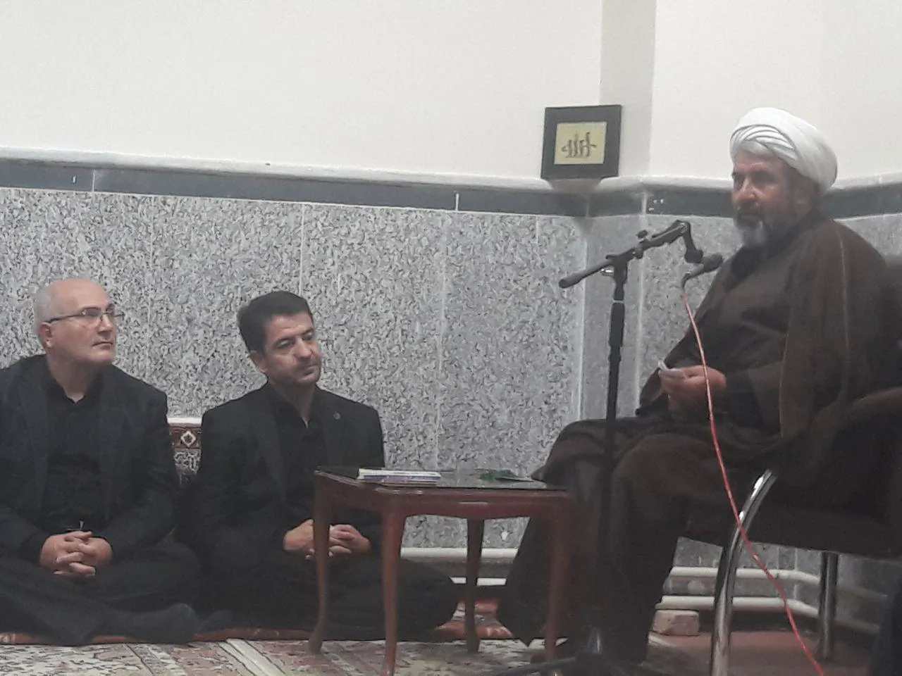 مراسم بصیرت عاشورایی در دانشکذه علوم پزشکی سراب برگزارشد
