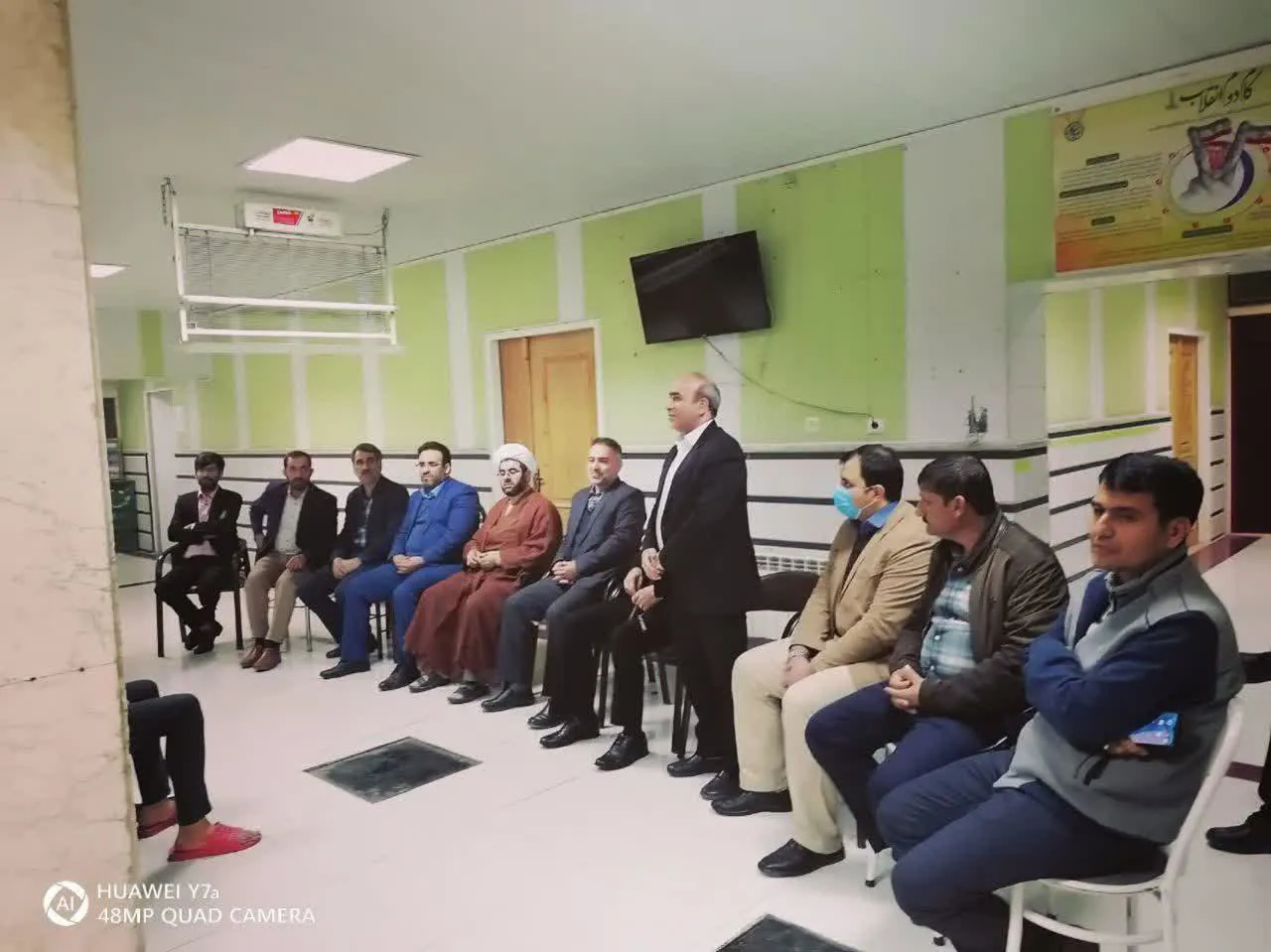 حضور  مسئولین ارشد شهرستانی در خوابگاه پسرانه حکیم