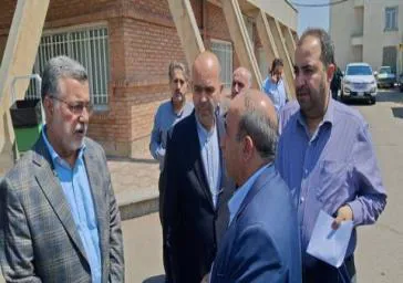 بازدید دکتر ظفرقندی از خوابگاه دخترانه در حال احداث دانشکده علوم پزشکی سراب