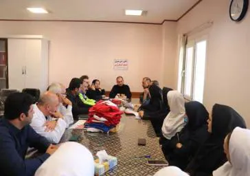 برگزاری رزمایش دورمیزی تخلیه اضطراری بیمارستان در مواقع بحران